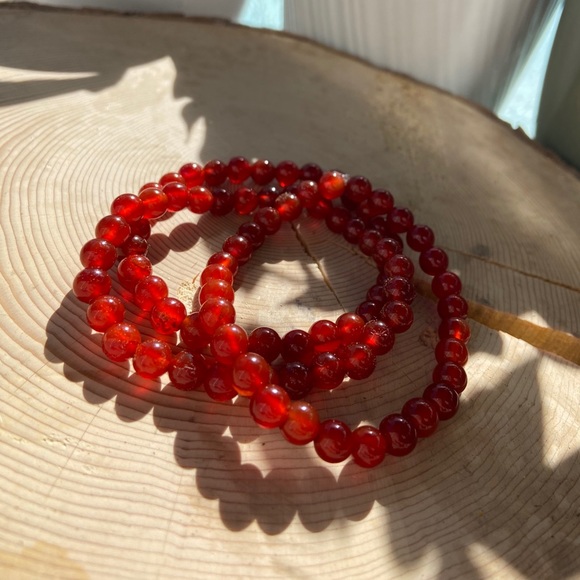 Carnelian Beaded Bracelet - Picture 4 of 4